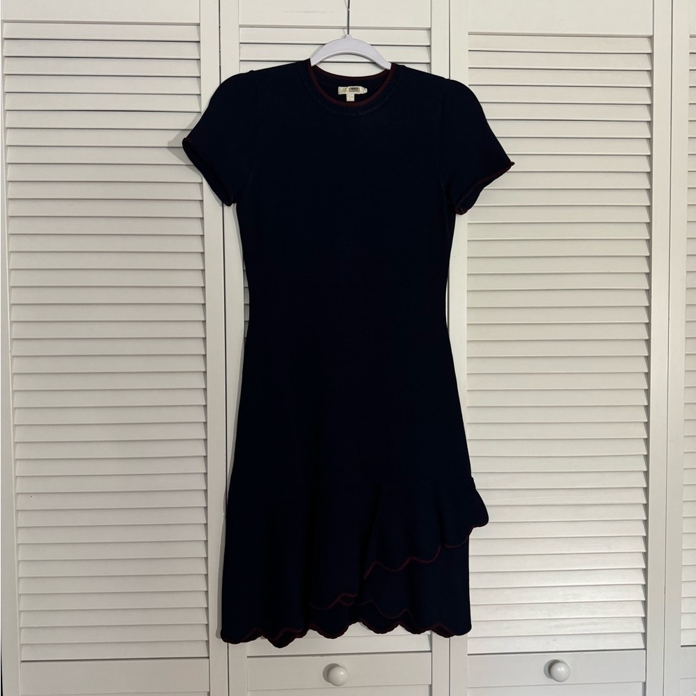 Shoshanna Sz S Navy Blue Dress